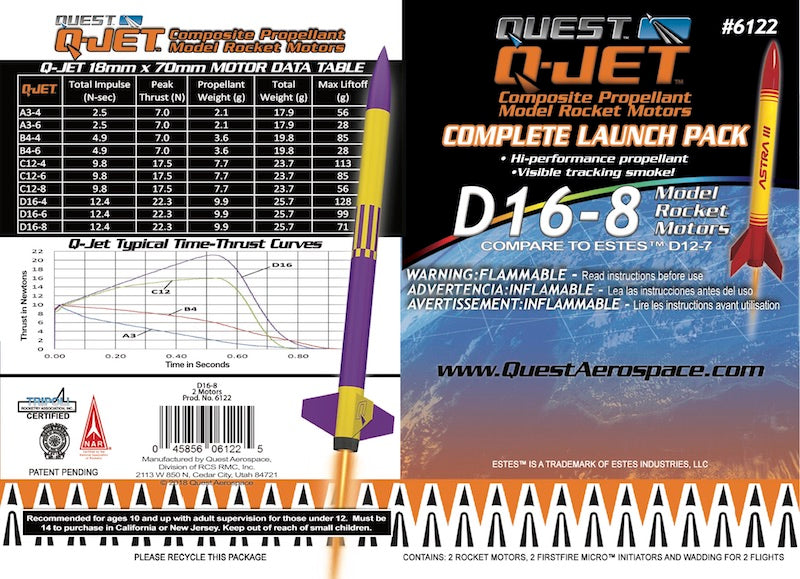 Quest D16 Q-Jet - Single Use - 2 Pack