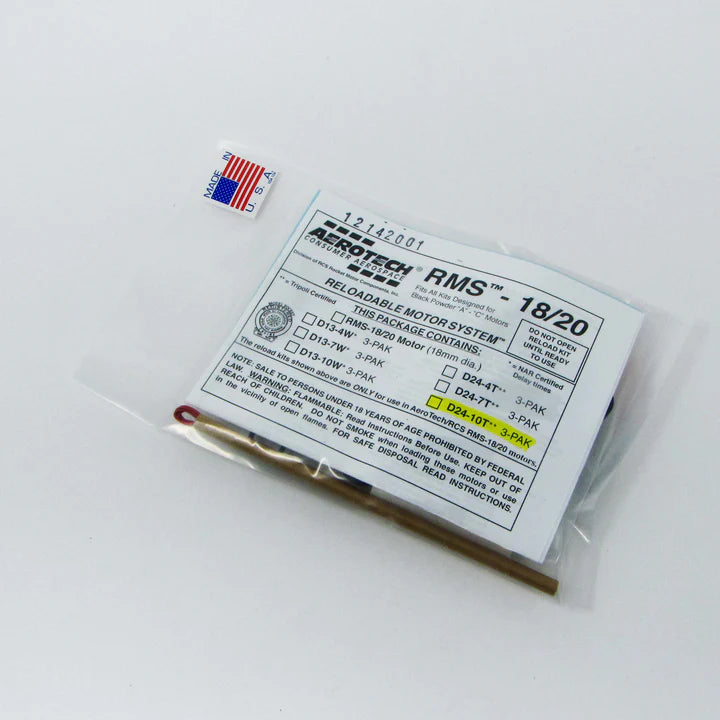 Aerotech D24 Blue Thunder RMS 18/20 - 3 Pack