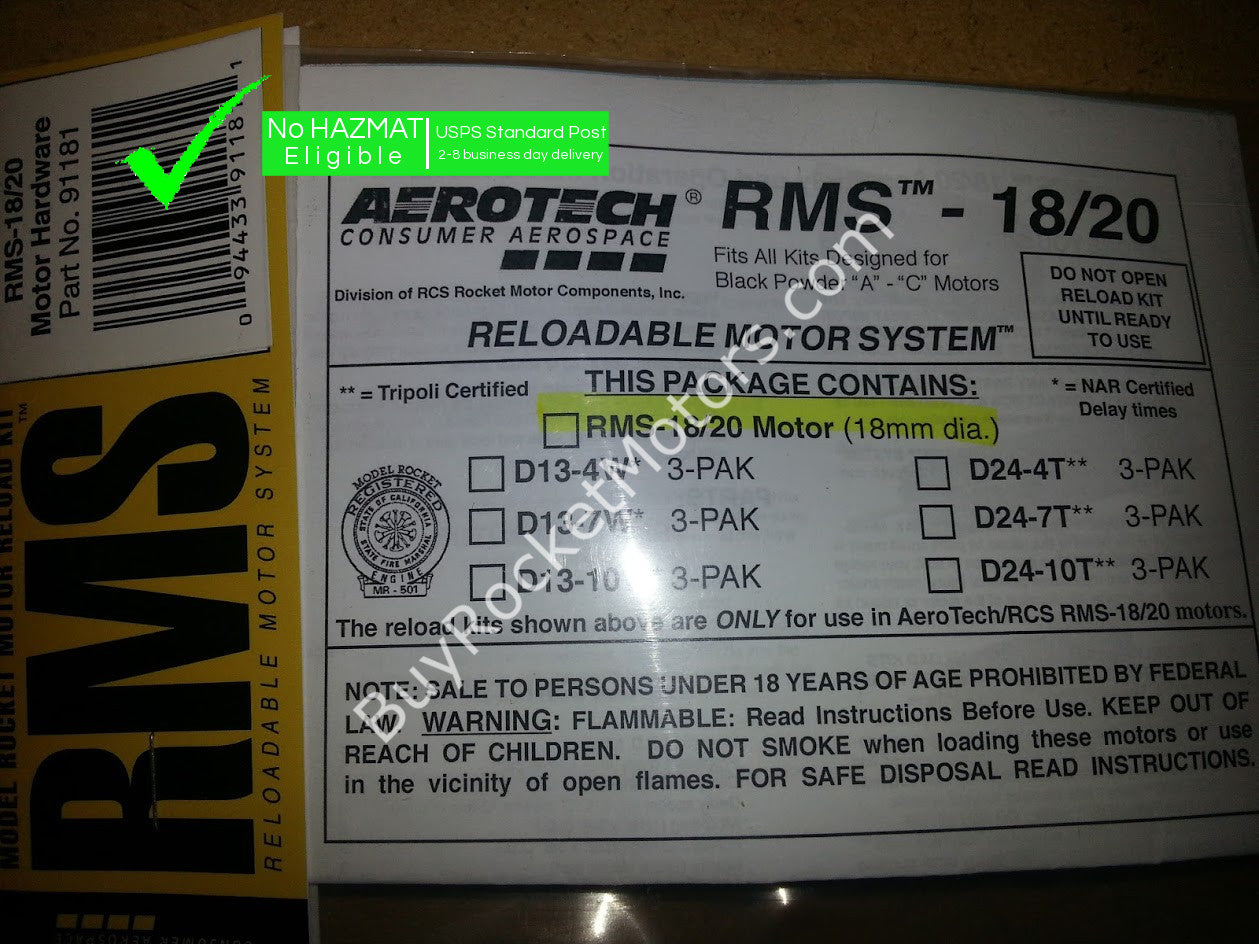 AeroTech 18/20 Complete Motor Hardware