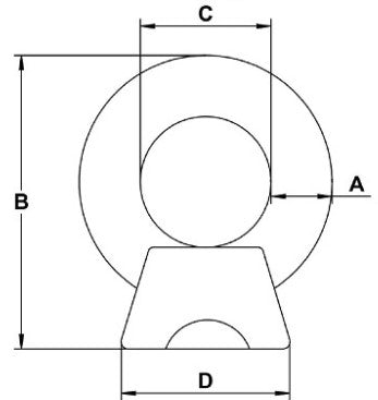 1/4" Stainless Steel Eye Nut
