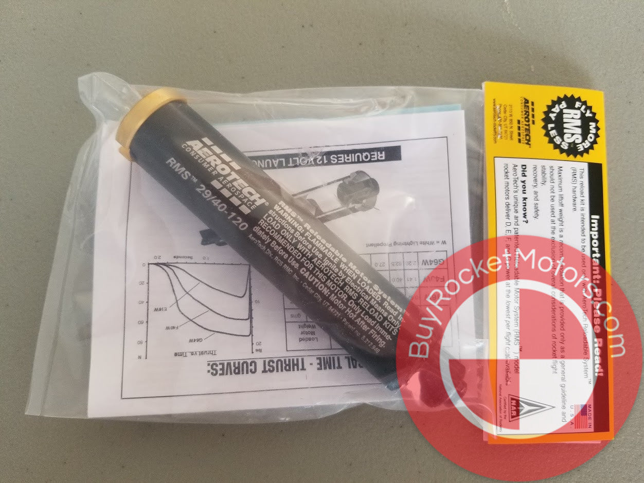 AeroTech 29/40-120 Complete Motor Hardware - Hobbyline