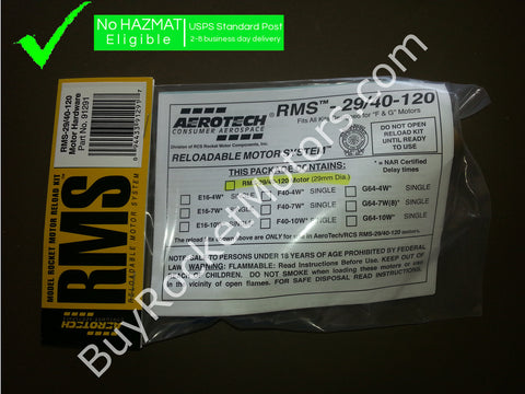 AeroTech 29/40-120 Complete Motor Hardware - Hobbyline