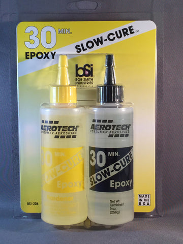 Bob Smith Slow Cure 30-Minute Epoxy - 9 ounces
