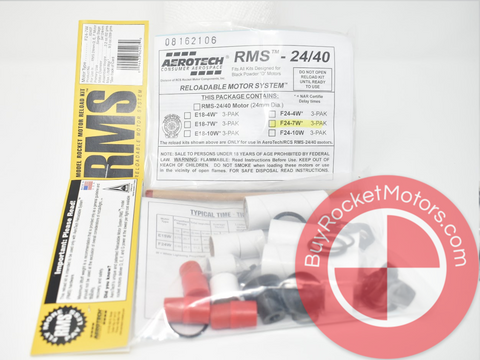 Aerotech F24 White Lightning RMS 24/40 - 3 Pack