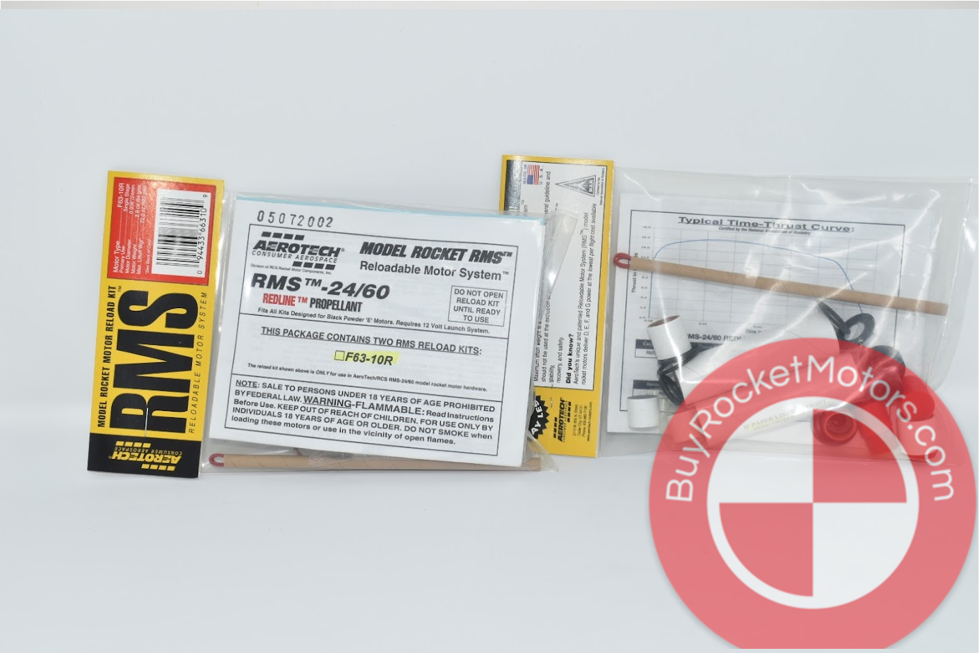 Aerotech F63 Redline 24 mm - Reloadable - 2 Pack