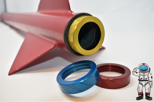 SECONDS - 38mm - Base + Cap - Kozmo Bear Claw™ Rocket Motor Retainers