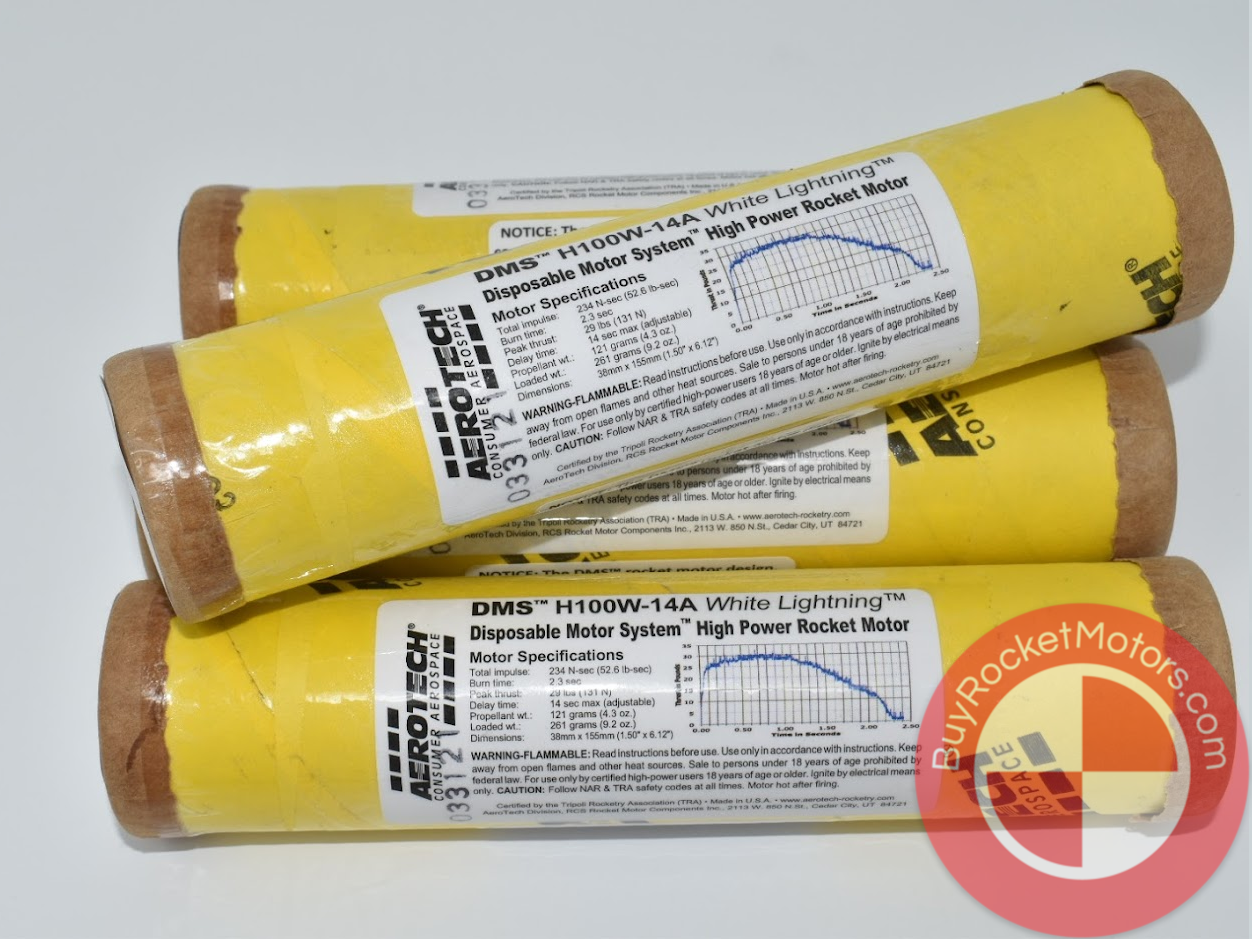 Aerotech H100-14A White Lightning 38 mm - DMS