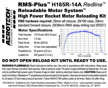 Aerotech H165R-14A Redline