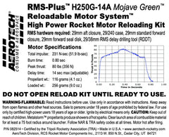 Aerotech H250G-14A Mojave Green