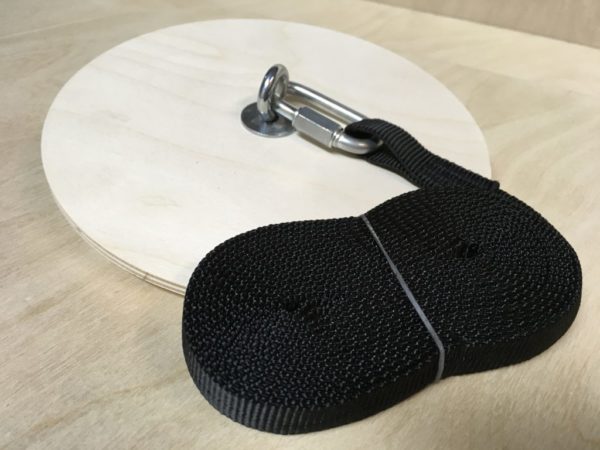 6' of 3/16" tubular nylon with loops sewn