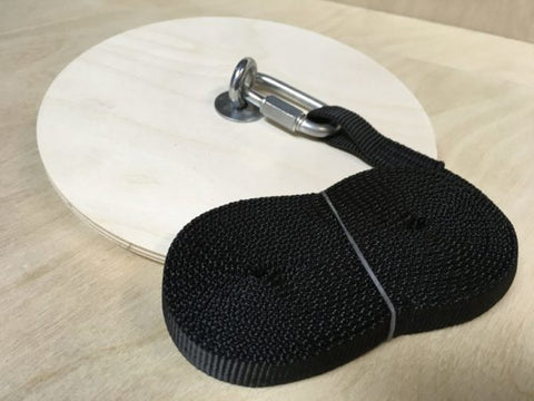 6' of 3/16" tubular nylon with loops sewn