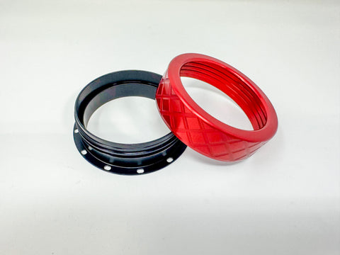 75mm - FLANGED - Base + Cap - Kozmo Bear Claw™ Rocket Motor Retainers