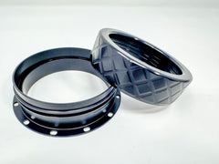75mm - FLANGED - Base + Cap - Kozmo Bear Claw™ Rocket Motor Retainers