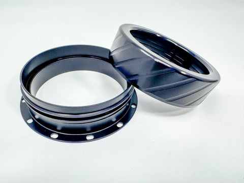 75mm - FLANGED - Base + Cap - Kozmo Bear Claw™ Rocket Motor Retainers