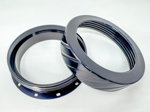 98mm - FLANGED - Base + Cap - Kozmo Bear Claw™ Rocket Motor Retainers