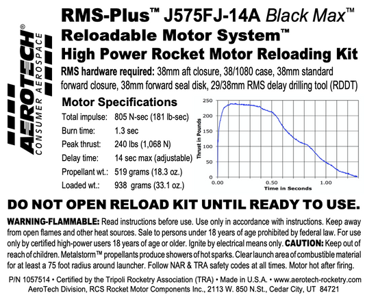 Aerotech J575FJ-14A Fast Jack