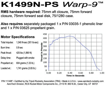 Aerotech K1499N-P Warp 9