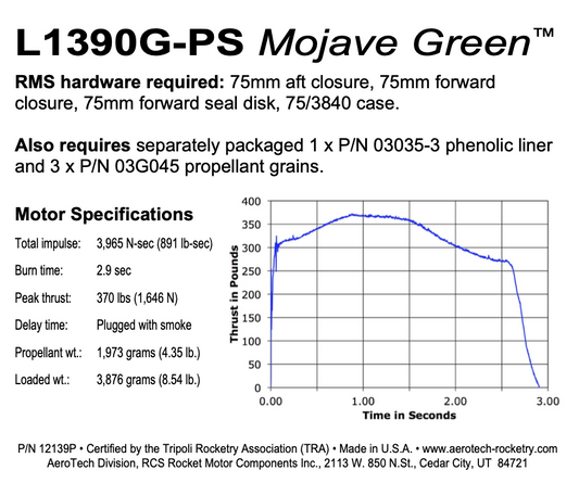 Aerotech L1390G-P Mojave Green