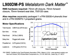 Aerotech L900DM-PS Metalstorm Dark Matter