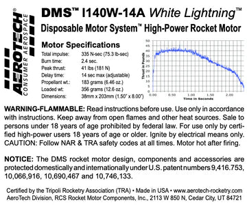 Aerotech I140-14A White Lightning - DMS
