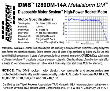 Aerotech I280-14A Metalstorm Dark Matter - DMS