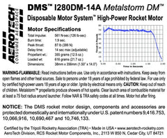 Aerotech I280-14A Metalstorm Dark Matter - DMS