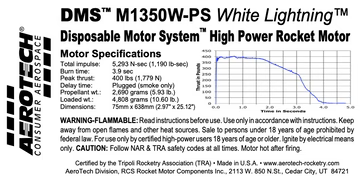 Aerotech M1350-P White Lightning 75 mm - DMS
