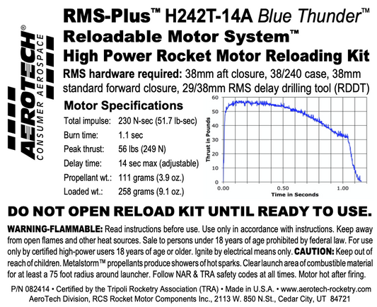 Aerotech H242T-14A Blue Thunder
