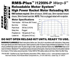 Aerotech I1299N-P Warp 9