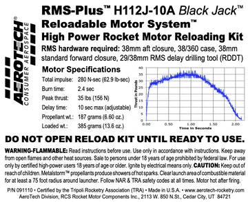 Aerotech H112J-10A Black Jack