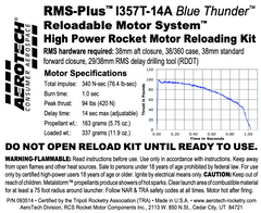 Aerotech I357T-14A 38mm RMS-Plus Blue Thunder