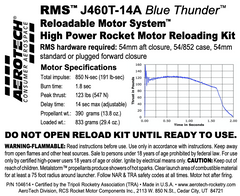Aerotech J460T-14A Blue Thunder