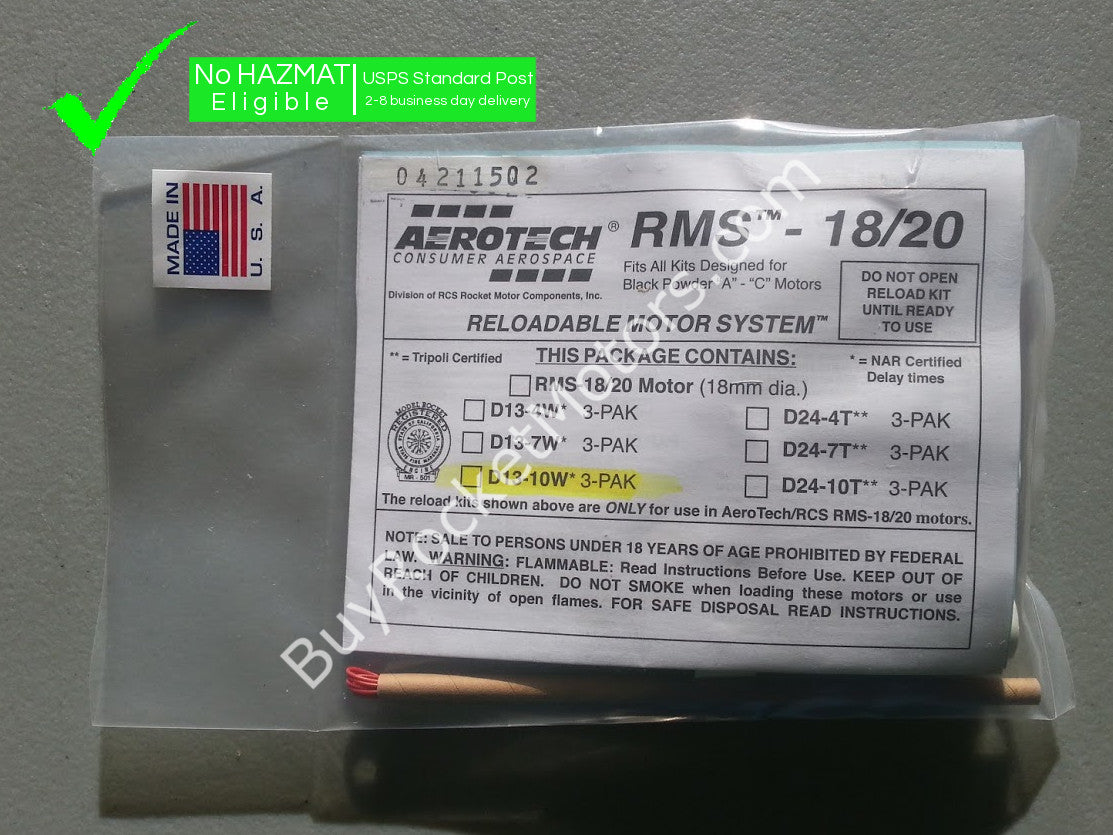 Aerotech D13 White Lightning RMS 18/20 - 3 Pack