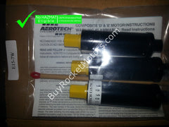 Aerotech E15 White Lightning 24 mm - Single Use - 3 Pack