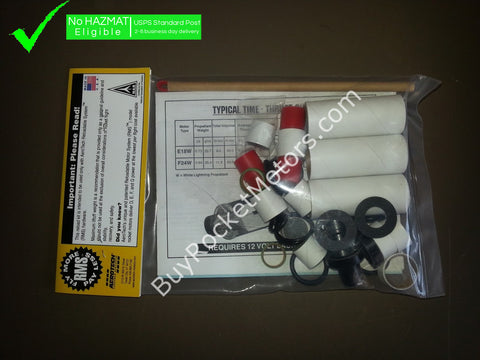 Aerotech E18 White Lightning RMS 24/40 - 3 Pack