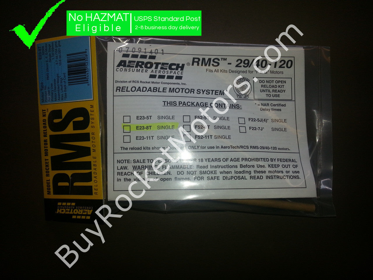 Aerotech E23 Blue Thunder RMS 29/40-120