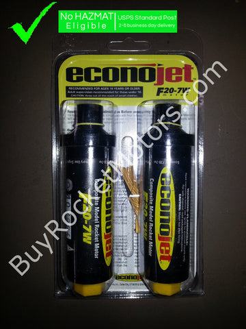 Aerotech F20 White Lightning Econojet 29 mm - Single Use - 2 Pack