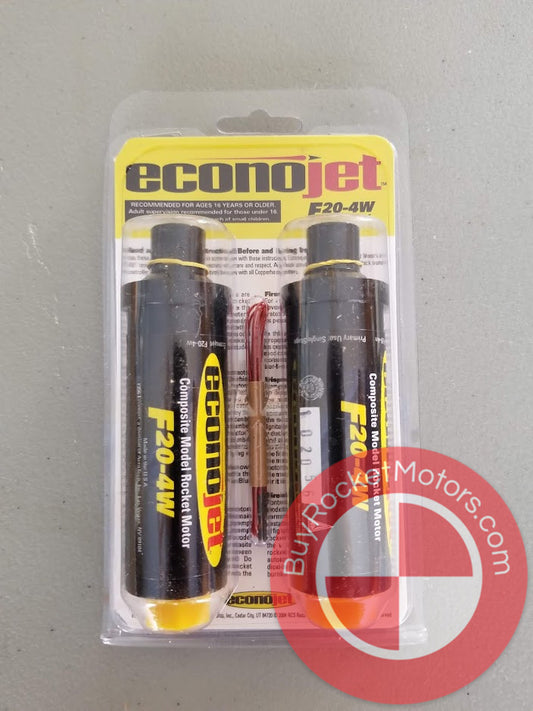 Aerotech F20 White Lightning Econojet 29 mm - Single Use - 2 Pack