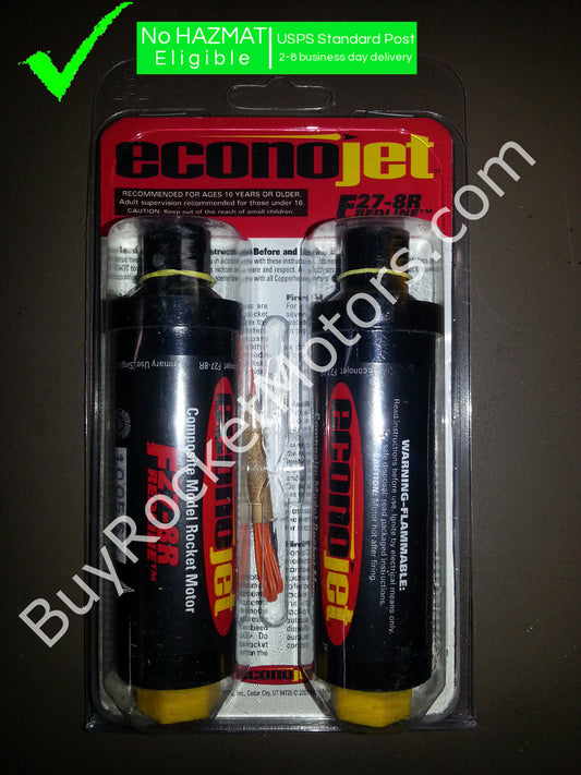 Aerotech F27 Redline Econojet 29 mm - Single Use - 2 Pack