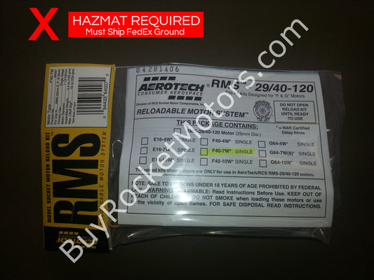 Aerotech F40 White Lightning RMS 29/40-120