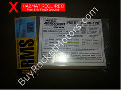 Aerotech F52 Blue Thunder RMS 29/40-120