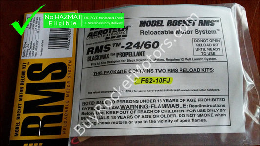 Aerotech F62 Fast Jack 24 mm - Reloadable - 2 Pack