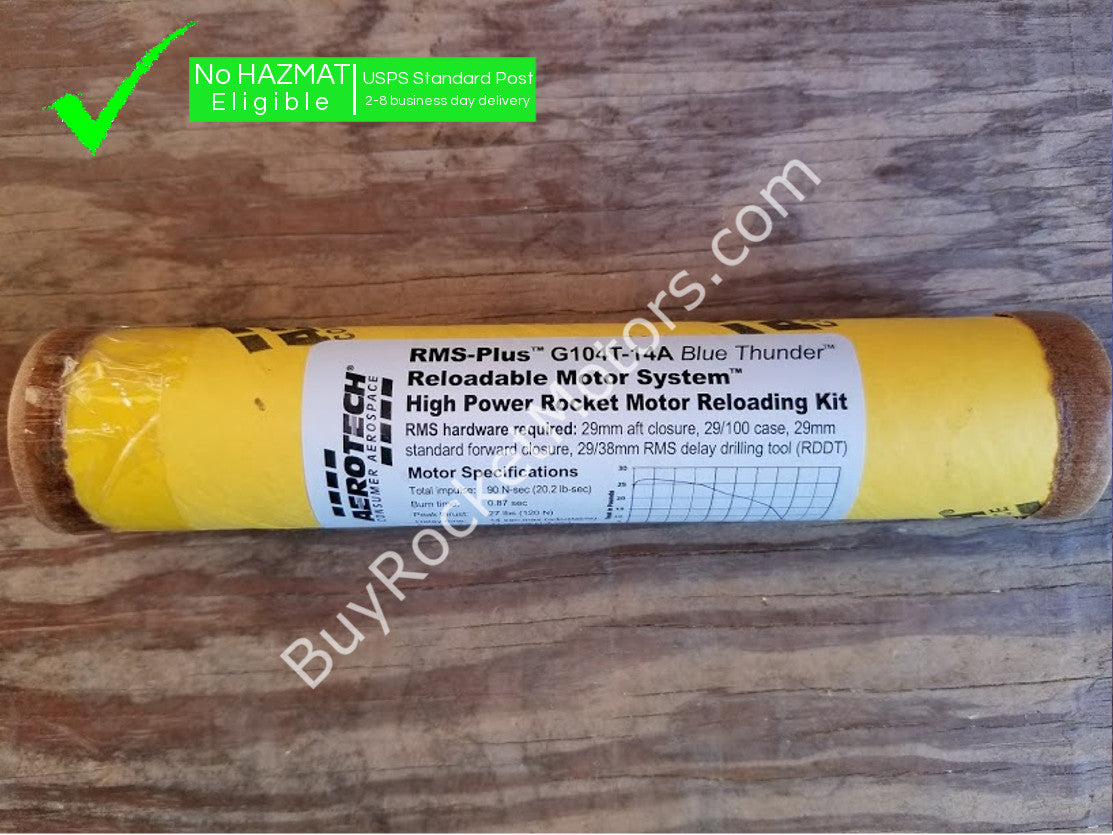 Aerotech G104T-14A Blue Thunder RMS 29/100