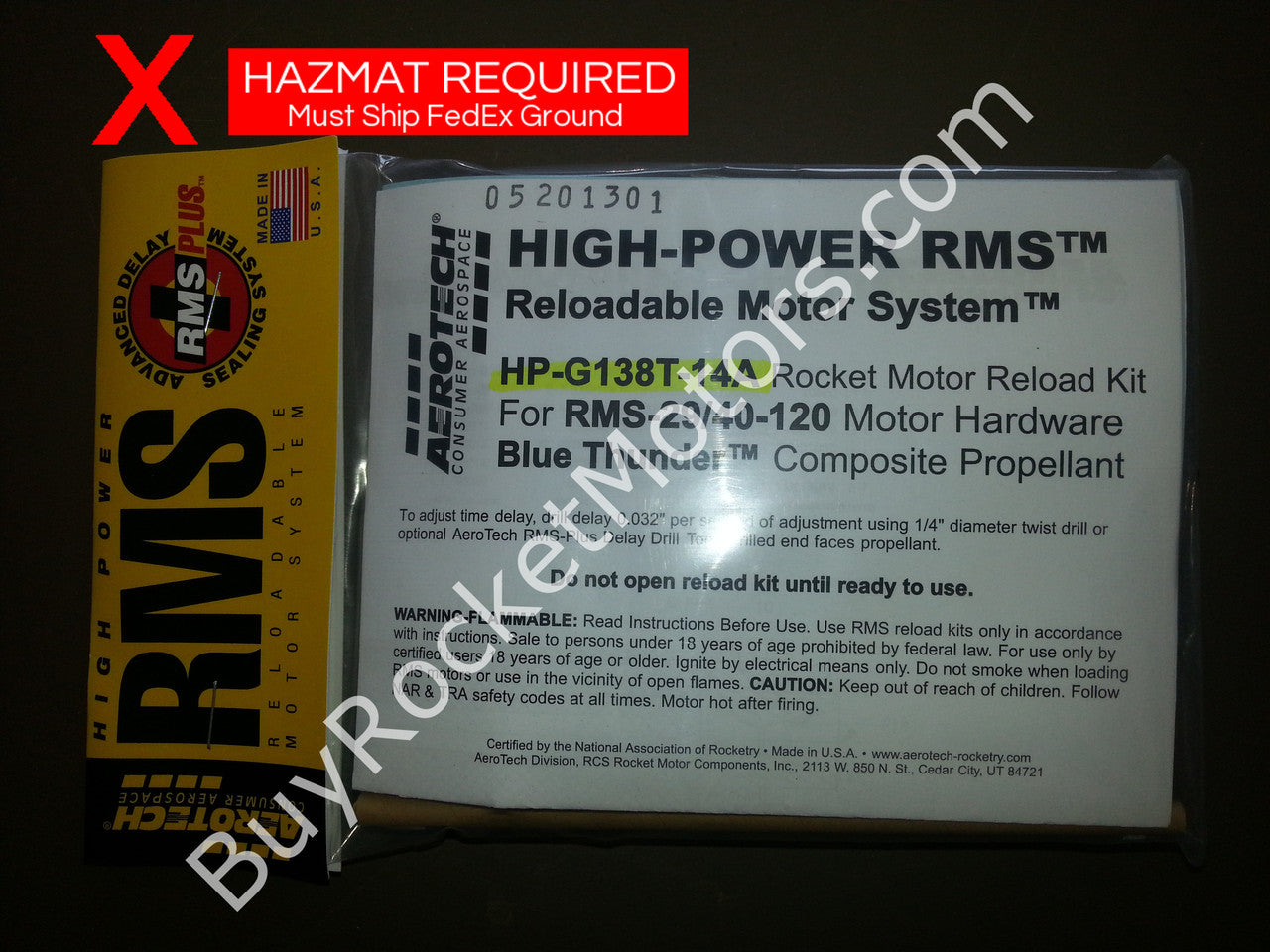 Aerotech G138-14A Blue Thunder RMS 29/40-120