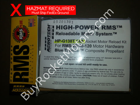 Aerotech G138-14A Blue Thunder RMS 29/40-120