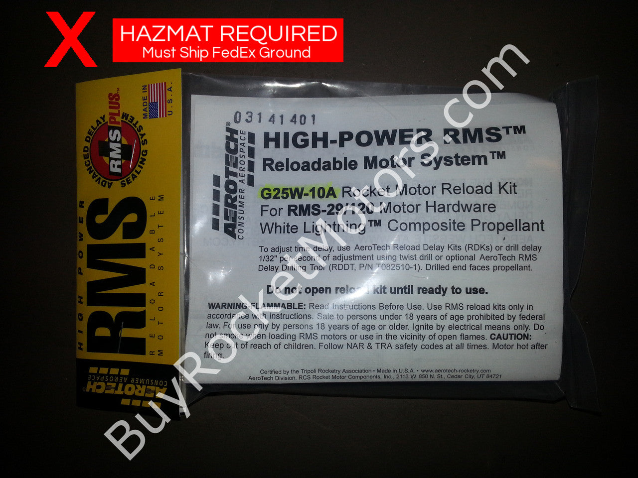 Aerotech G25-10A White Lightning RMS 29/120