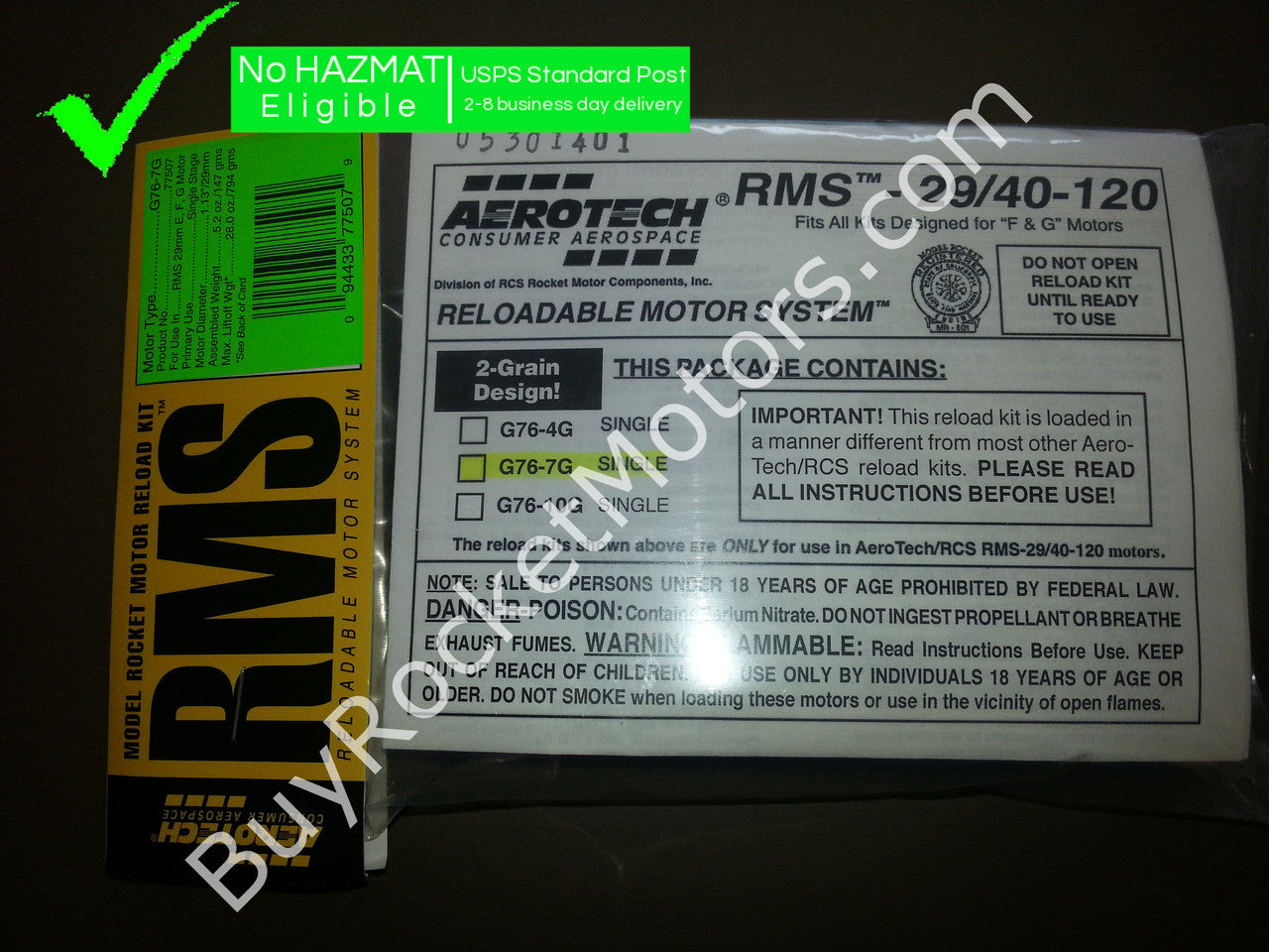 Aerotech G76 Mojave Green RMS 29/40-120
