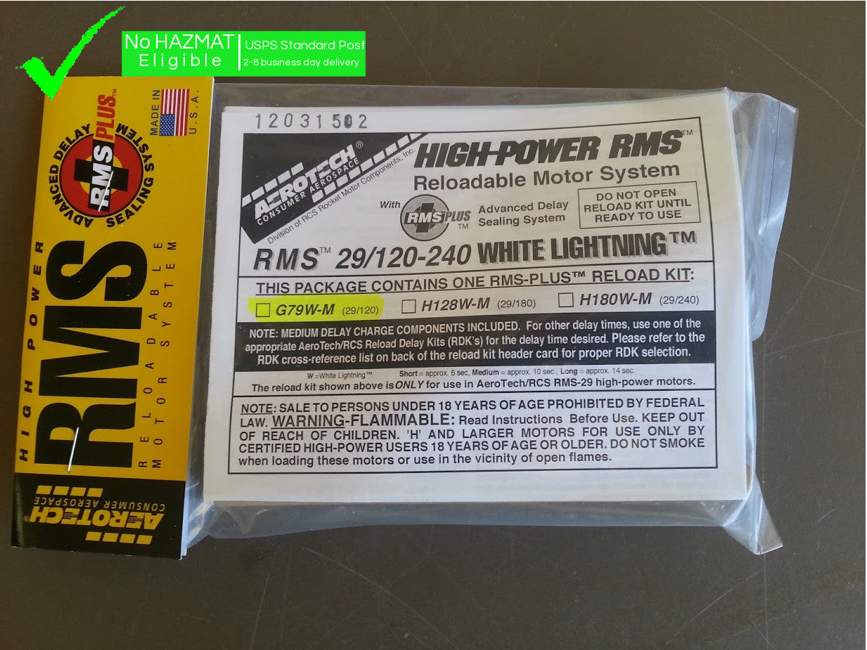 Aerotech G79W-14A White Lightning RMS 29/120