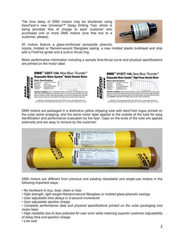 Aerotech G80-14A New Blue Thunder 29 mm - DMS
