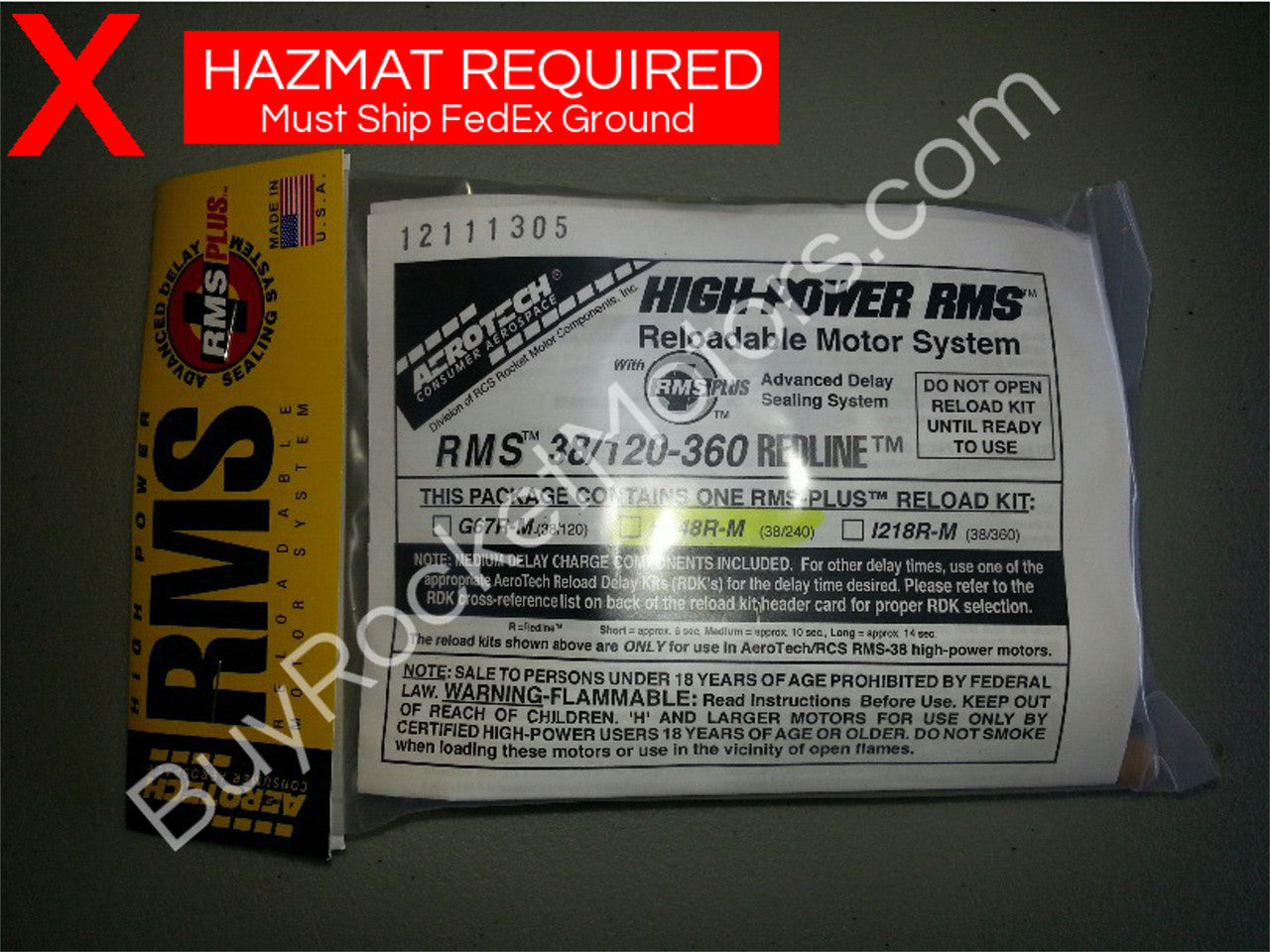 Aerotech H148R-14A Redline